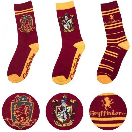 Sada ponožek Harry Potter - Nebelvír (3 páry)