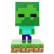 Lampička Minecraft - Zombie