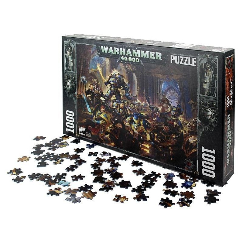 Puzzle Warhammer 40000: Gulliman vs Black Legion, 1000 dílků