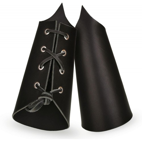 Kožený nátepník Veren, s kovovými dírkami