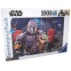 Puzzle Star Wars: Mandalorian a Baby Yoda, 1000 dílků