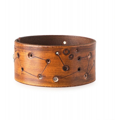 Kožený náramek Galaxie