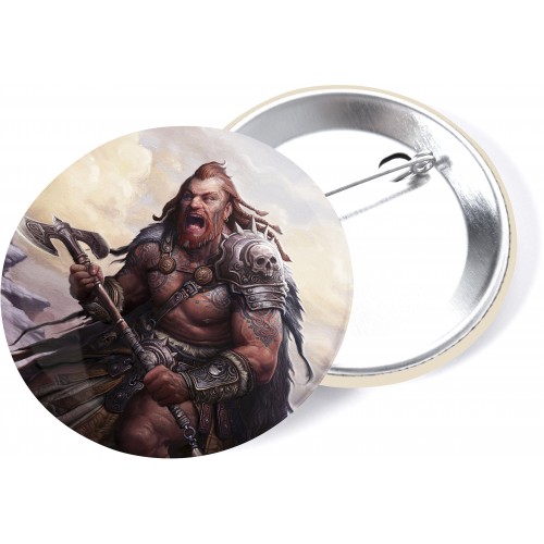 Placka Jeskyně a draci - Člověk barbar