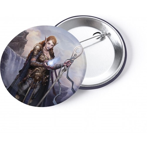 Placka Jeskyně a draci - Elfka klerik