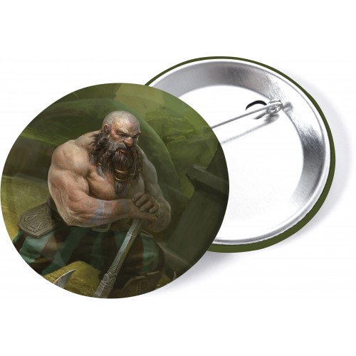 Placka Jeskyně a draci - Trpaslík barbar