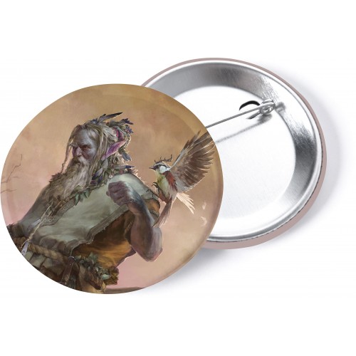 Placka Jeskyně a draci - Elf druid