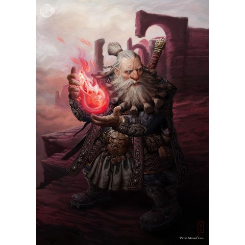 Plakát Jeskyně a draci - Trpaslík čaroděj