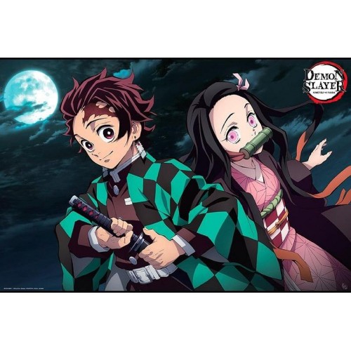Plakát Demon Slayer - Tanjiro & Nezuko