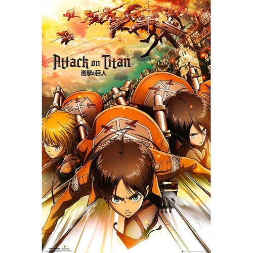 Plakát Attack on Titan - Attack