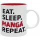 Hrnek Manga - Eat, sleep, manga, repeat