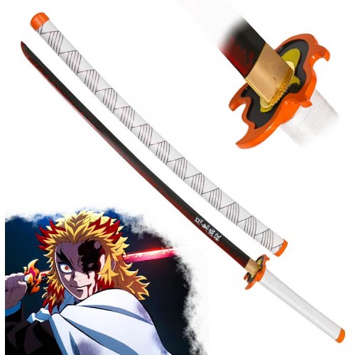 AF Funkční ocelová katana "KYOJURO RENGOKU" - Demon Slayer