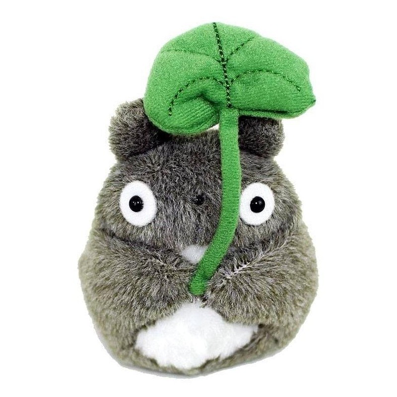 Plyšák My Neighbor Totoro - Totoro s listem (12 cm)