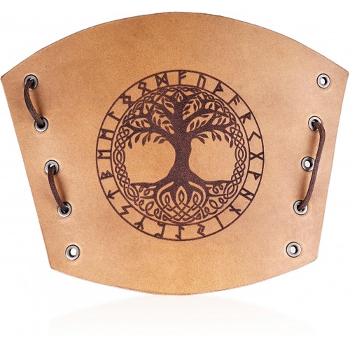Kožený nátepník Viking - Yggdrasil