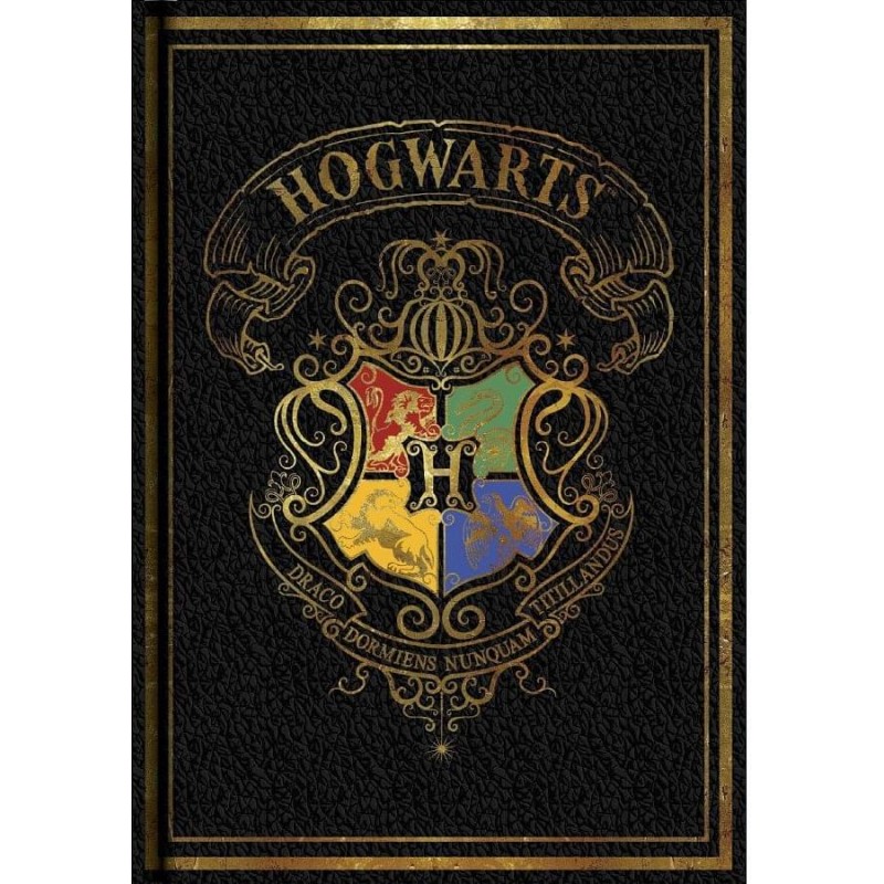 Zápisník Harry Potter - Colorful, černý