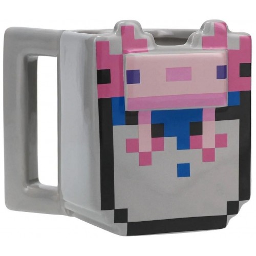 Hrnek Minecraft - Axolotl 3D