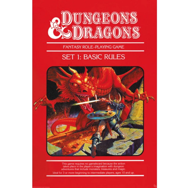 Plakát Dungeons and Dragons - Basic Rules