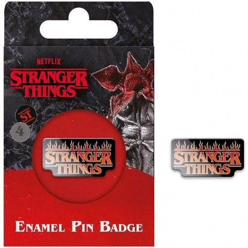 Odznak Stranger Things - Fire Logo